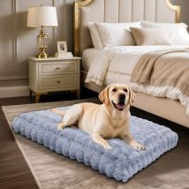 Bingo Paw - Bingopaw Dog Bed With Removable Washable Cover For Small Medium Large Jumbo Dogs - Grey 105x70x12cm