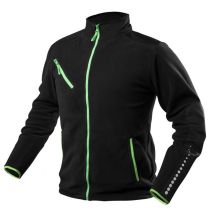 Forro Polar De Trabajo De Primera Calidad, Negro, Refuerzos De Cordura, Talla S