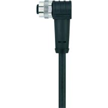 Escha 8046994 Sensor-/aktor-steckverbinder, Konfektioniert M12 Buchse, Gewinkelt 5.00 M Polzahl Sens