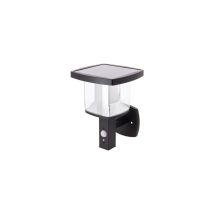 Applique Solaire Carrée Noire Éclairage Extérieur Autonome Puissant 600lm - Prestations Desamais