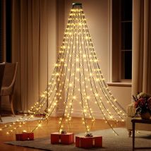 Ersandy – Guirlande Lumineuse De Noël 400 Leds – 16 Brins – Éclairage Étanche Ip44 – 8 Modes D'Éclairage – Installation Rapide En 5 Minutes