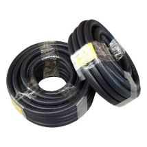 Hepoluz – Tubo ondulato interno PVC 15m Ø 25mm – Nero