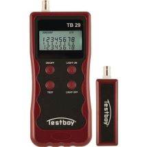 Comprobador de cableado de red 29 – Pantalla LCD retroiluminada – Prueba de cables USB, coaxiales y de red