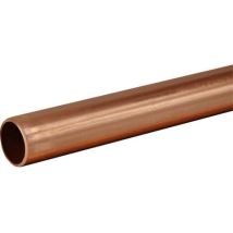 Buyaparcel - Copper Tube 15mm X 1m Length Bs En1057 R250 British Copper Pipe 1000mm 100cm