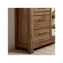Lámpara de mesa Iroko – Diseño elegante en metal y cristal – Pantalla textil blanca – 56 x 30 x 30 cm – 1520 g