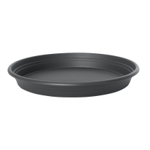 Florus Universal Saucer Round 25 Anthracite Sottovaso Rotondo
