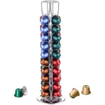 Vtiziklporte Capsules Nespressooriginal Rotatif Distributeur Présentoir - Pour 40 Pièces-support Capsules Original Rangement Solution Économie 