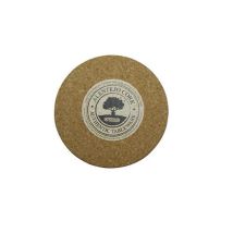 Cork Set of 6 Round Placemats – 22 cm – Natural Cork Finish – Wipe Clean Only