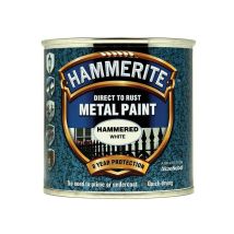 Direct To Rust Hammered Finish Metal Paint White 250ml