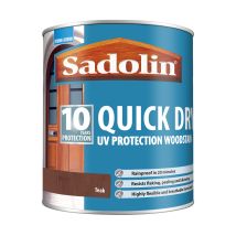 Quick Dry Uv Protection Woodstain - Teak - 5l - Sadolin