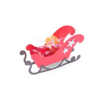 Sizzix Fustella Bigz Slitta Di Babbo Natale 3d Di Georgie Evans, Multicolore