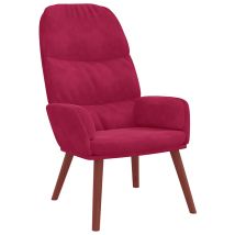 Maison Exclusive - Relaxsessel Weinrot Samt