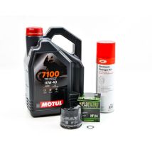 Kit Entretien Vidange Standard Pour Triumph Rocket 2300 Iii De 2004 À 2016 - Motul 7100 10w40 4l
