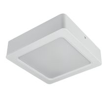 Plafoniera Led Bagno Ip54 18w Cct Quadrata Bianca Dpm