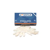 Sistar 551.2960.xl Stargloves White Latex-handschuhe, Größe Xl