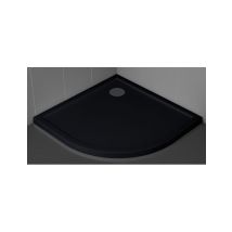 Novellini Box Doccia - Receveur De Douche ¼ De Cercle Novellini Victory Noir 90x90 Cm H 4,5cm