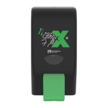 Distributeur Mousse Forte Nettoyante Pour La Peau H350xl175xp170environmm 3,25l Noir/vert