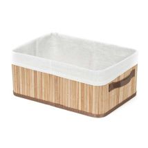 Compactor - Cesta De Almacenaje, 15x35x25 Cm, Bambú Ran5215