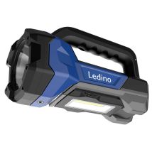 Lampe torche LEDINO – Lampe portative à LED – Alimentation électrique, Flux lumineux, Longueur, Puissance de l'éclairage, Largeur