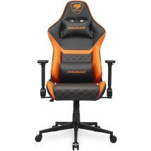 Armor One V2 - Silla Para Videojuegos, Superficie De Piel De Pvc, Reposabrazos Plegables 4d, Reclinable De 155°, Ajuste De Altura De Elevación De 