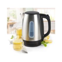 Domo - Edelstahl Wasserkocher 1,7ltr. 360° Drehbar Kabellos, 2200watt