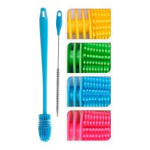 Fx-tools - Conjunto De 2 Cepillos Limpia Botellas - Colores Variados