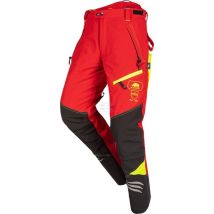 Kettensägenhose Xl Rot/gelb Ninja Sip 1spo907rxl