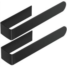 2 Pièces Porte-serviettes Adhésif - Porte-serviettes À Main Pour Salle De Bain, Porte-serviettes Mural En Acier Inoxydable, Porte-serviettes D'Invité