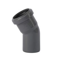 Curva PP D.50 30° – Raccordo per impianti di scarico – Diametro: 50 mm – Angolo: 30° – OSTENDORF