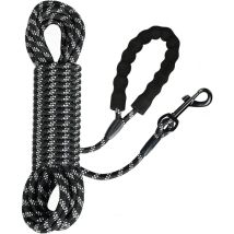 Laisse De Traction Pour Chiens, Laisse De Dressage Pour Grands Et Petits Chiens, Laisse Pour Chiens Avec Dragonne Stable, Crochet À Mousqueton 360°, 