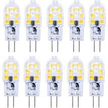 Minkurow Lampadina Led G4 12v 2w Bianco Freddo 6000k, 200lm, Bi-pin G4 Equivalente Alogena 10w 20w, Lampada Led G4 12v Ac/dc Per Camper Van/cappa Da 