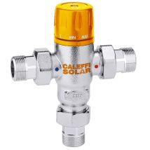 Caleffi 2521 Solar Miscelatore Termostatico Regolabile Ø3/4" 30÷65°c Con Valvola - 252153
