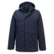 Portwest - Chaqueta 3 En 1 Impermeable, Transpirable Y Corta-viento Kx366 Xxxl Negro