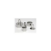 Tapa para postre anillo 5 cm – Acero inoxidable – Moldes circulares compatibles