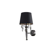 Lámpara De Pared Vigo 1xe14 Negra Lp-0412/1w Bk Light Prestige