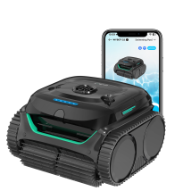 Robot De Piscina Inalámbrico Wybot C2 - Doble Filtración Ultra-fina - Batería Larga Autonomía - Aplicación Smartphone