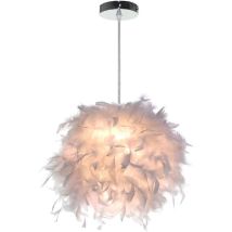 Wottes - Pendant Light White 25cm Ceiling Lamp Nordic Modern E27 For Children's Room Cafe Bar