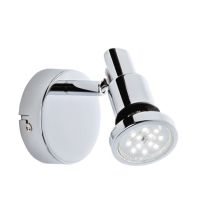 Led Badleuchte Wandspot Gu10 Ip44 Strahler Dreh- & Schwenkbar 4w Brilo Ner