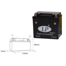 Batería Landport Ytz7-s (ms Ltz7-s) 12v 6ah 112x69x103 (gtz7s) Sin Mantenimiento - De Carga Inundada (10)