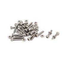 Sourcing Map M2 X 10 Mm-vis A Tete Hexagonale Avec Ecrous De Serrage A Capuchon Lot De 20