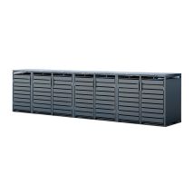 Westmann - Box Pour Poubelles En Métal Kubus 7er 7x240 L