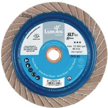 Lukas - Slt Flex D Lamel Disc. 125 Mm De Granulación 40 Acero Inoxidable Plano. Corindon Zi Steel (por 10)