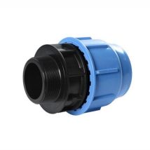 Raccordo maschio 32 mm – Polipropilene – Fissaggio a compressione – Pressione massima 16 bar – SAB