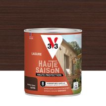 Tinte Para Madera V33 High Season, Roble Claro Satinado, 8 Años, 0,75 L V33