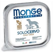 Monoproteína Para Perros Monge Solo Deer 150 G