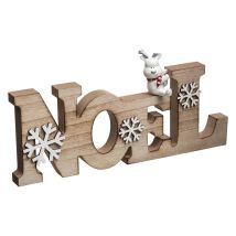 Ose – Fiocchi di decorazioni natalizie – Colore: Bois, Materiale: Mdf_e1, Lunghezza: 13.50 cm, Larghezza: 2.20 cm, Altezza: 29.50 cm