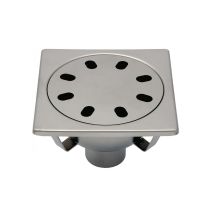 Siphon De Sol Inox 200×200 Mm Avec Rosette Libre - Limatec 2063f