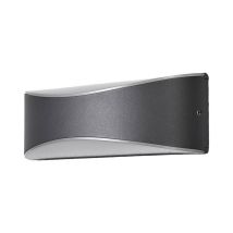 Lucande – Akira LED Outdoor Wall Light – Dark Grey Die-Cast Aluminium – IP65 Protection – Modern Industrial Design