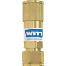 Witt - Conexión De Manguera Sk 100-3 Gas Combustible G 3/8 Pulgadas Lh Mg Körper