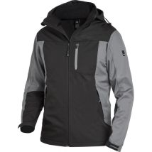 Fhb - Chaqueta De Trabajo Jannik, Softshell, Talla M, Gris/negro